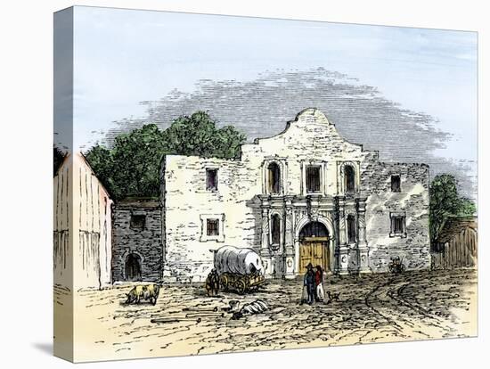 The Alamo in San Antonio, Texas, 1800s-null-Premier Image Canvas