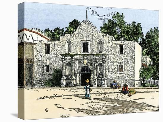 The Alamo in San Antonio, Texas, 1800s-null-Premier Image Canvas