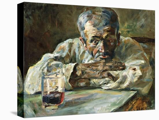 The Alcoholic, Father Mathias; a La Boutique, Chateau Du Bosc: Le Buveur, Le Pere Mathias, 1882-Henri de Toulouse-Lautrec-Premier Image Canvas