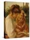 The Alphabet, Jean and Gabrielle-Pierre-Auguste Renoir-Premier Image Canvas
