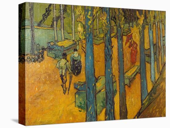 The Alyscamps, Arles, 1888-Vincent van Gogh-Premier Image Canvas