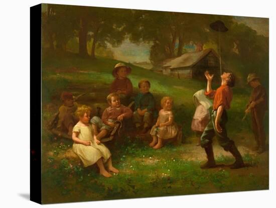 The Amateur Circus, 1869 (Oil on Canvas)-George Cochran Lambdin-Premier Image Canvas