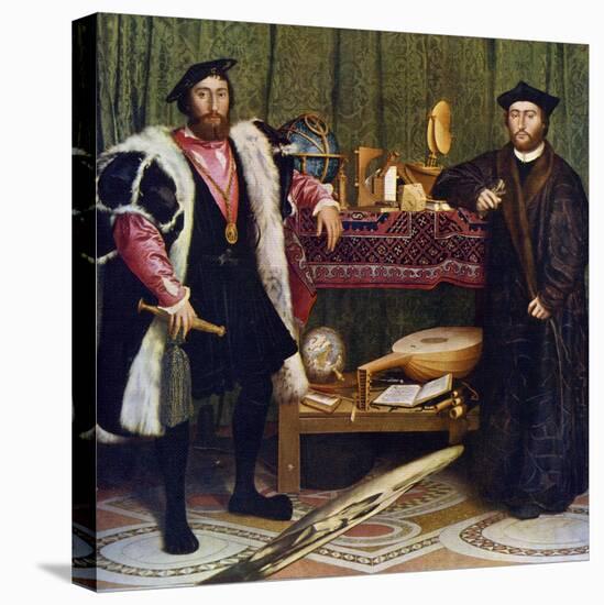 The Ambassadors, 1533-Hans Holbein the Younger-Premier Image Canvas