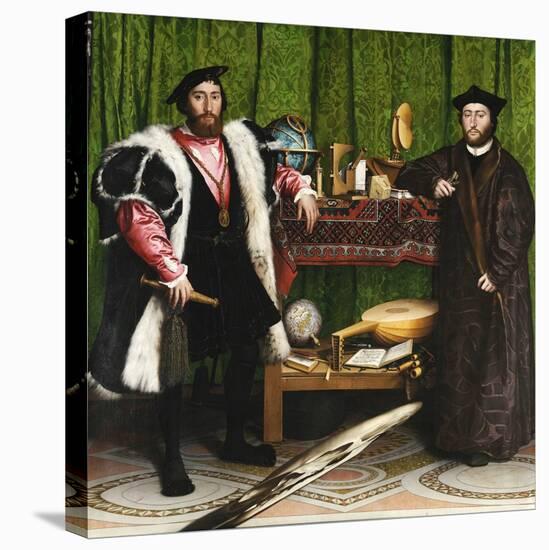 The Ambassadors-Hans Holbein the Younger-Premier Image Canvas