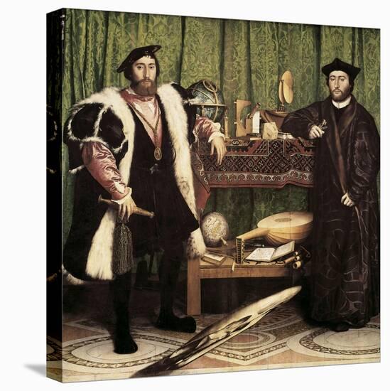 The Ambassadors-Hans Holbein the Younger-Stretched Canvas