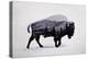 The American Bison-Davies Babies-Stretched Canvas