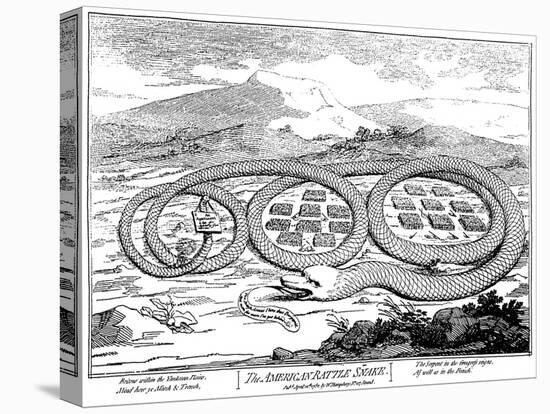 The American Rattlesnake-James Gillray-Premier Image Canvas