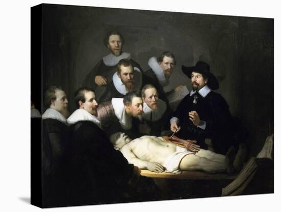 The Anatomy Lesson of Dr Nicolaes Tulp, 1632-Rembrandt van Rijn-Premier Image Canvas