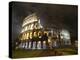 The Ancient Colosseum is Lit up for the Occasion of the Day for the Abolition of the Death Penalty-null-Premier Image Canvas