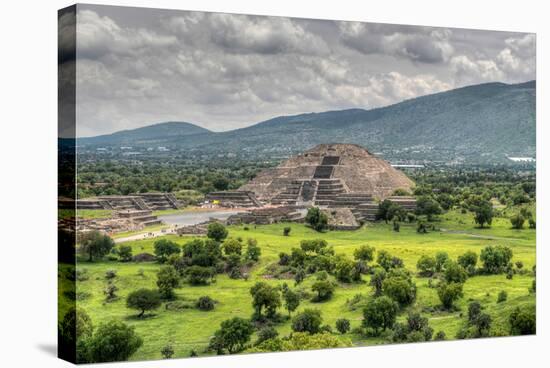 The Ancient Pyramid of the Moon. the Second Largest Pyramid in Teotihuacan, Mexico-Felix Lipov-Premier Image Canvas