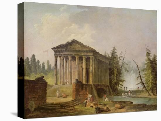 The Ancient Temple-Hubert Robert-Premier Image Canvas