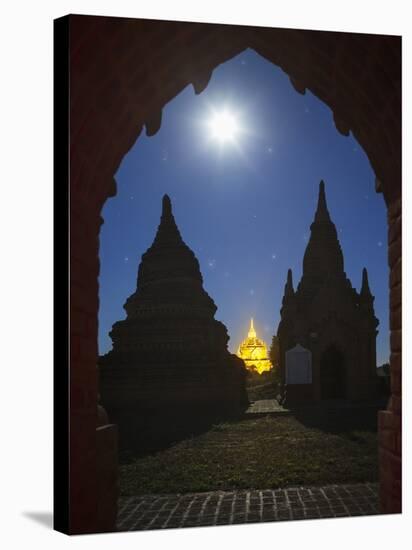 The Ancient Temples of Bagan by Moon Light-Jon Hicks-Premier Image Canvas