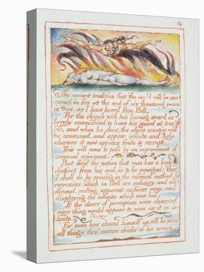 "The Ancient Tradition.., Illustration and Text from 'The Marriage of Heaven and Hell", C.1790-3-William Blake-Premier Image Canvas