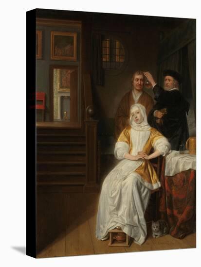 The Anemic Lady', 1660-78-Samuel van Hoogstraten-Premier Image Canvas