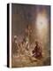 The Angel of the Lord Announces the Arrival of Jesus to the Shepherds-William Hole-Premier Image Canvas