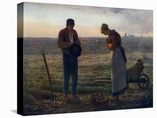 The Angelus, 1857-1859-Jean Francois Millet-Premier Image Canvas