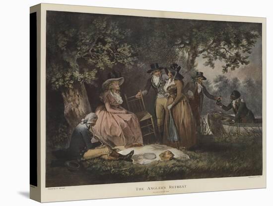 The Angler's Retreat-George Morland-Premier Image Canvas