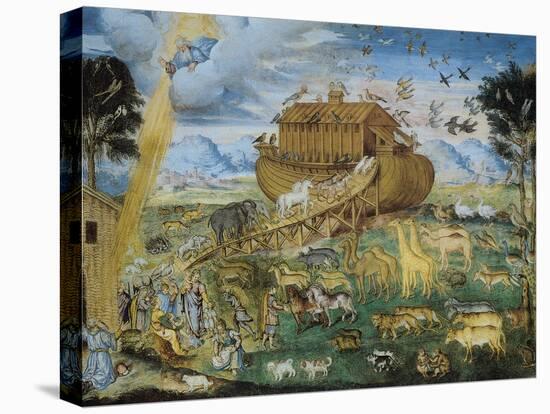 The Animals Enter Noah's Ark-null-Premier Image Canvas