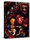 The Animals Leaving Noah's Ark, Stained Glass-null-Premier Image Canvas