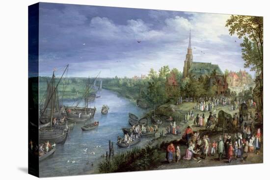 The Annual Parish Fair in Schelle, 1614-Jan Brueghel the Elder-Premier Image Canvas