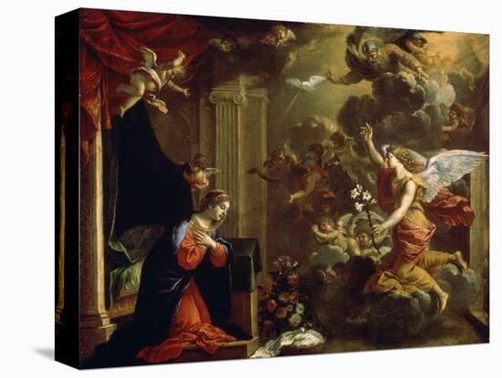 The Annunciation, 17th Century-Eustache Le Sueur-Premier Image Canvas
