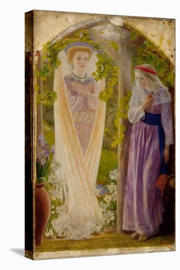 The Annunciation, 1858 (Oil on Canvas)-Arthur Hughes-Premier Image Canvas