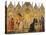 The Annunciation and Two Saints (Annunciazione E Due Santi)-Simone Martini-Stretched Canvas