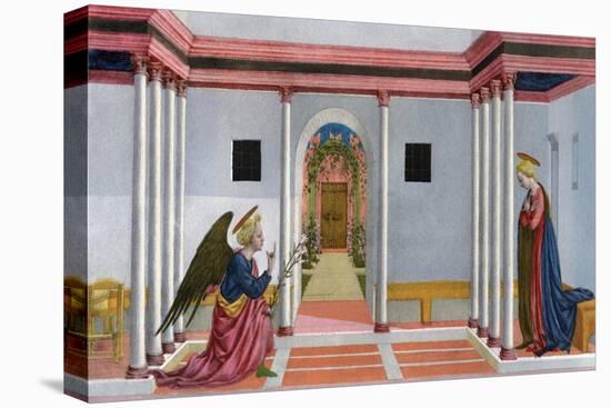 The Annunciation, C1445-Domenico Veneziano-Premier Image Canvas