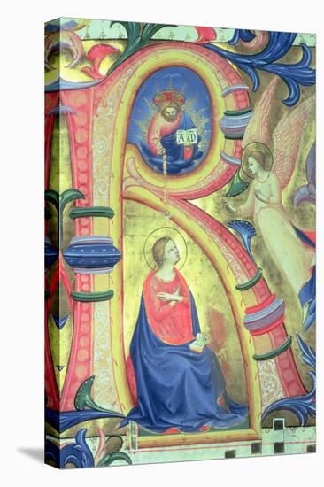 The Annunciation Depicted in an Historiated Initial "R"-Fra Angelico-Premier Image Canvas