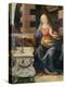 The Annunciation (Detail of the Virgin), C.1472-1475 (Oil on Wood)-Leonardo Da Vinci-Premier Image Canvas