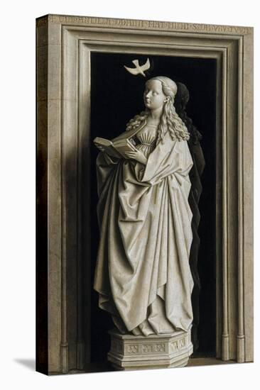 The Annunciation (Diptych, Right Pane), 1434-1435-Jan van Eyck-Premier Image Canvas