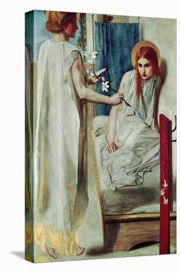 The Annunciation-Ecce Ancilla Domini (1840-50).-Dante Gabriel Rossetti-Premier Image Canvas