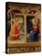 The Annunciation, from C. 1440 Altarpiece of Convent of Montecarlo-Fra Angelico-Premier Image Canvas