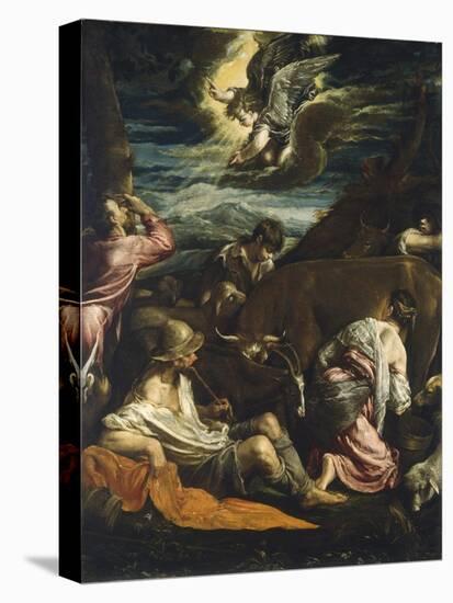 The Annunciation to the Shepherds, C.1555-1560-Jacopo Bassano-Premier Image Canvas