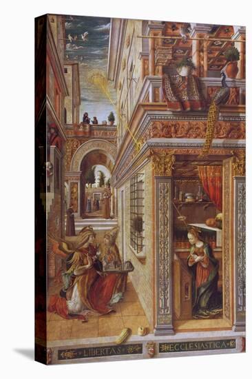 The Annunciation with St. Emidius, 1486-Carlo Crivelli-Premier Image Canvas