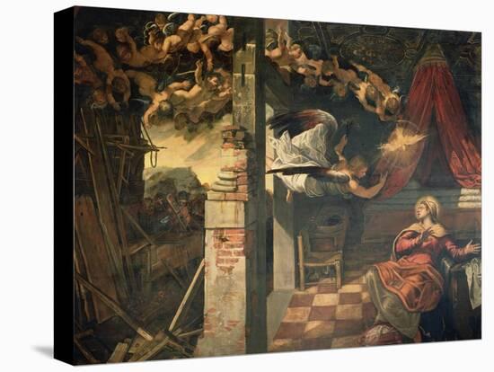 The Annunciation-Jacopo Robusti Tintoretto-Premier Image Canvas