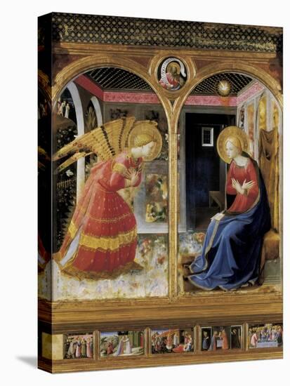 The Annunciation-Fra Angelico-Stretched Canvas