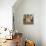 The Annunciation-Fra Angelico-Premier Image Canvas displayed on a wall