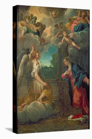 The Annunciation-Agostino Carracci-Premier Image Canvas