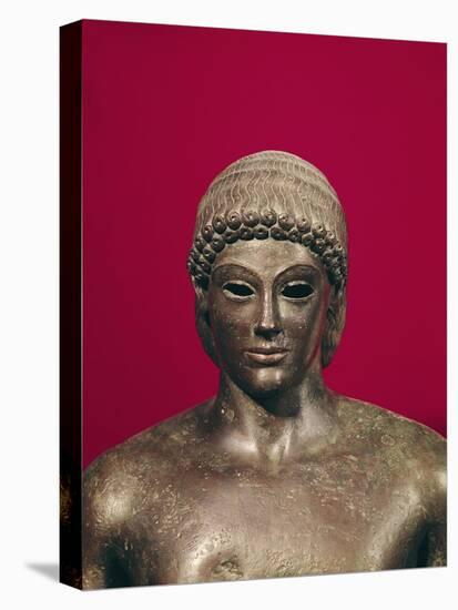 The Apollo of Piombino, Head of the Statue, Found in Benevento, Greek, circa 480 BC-null-Premier Image Canvas