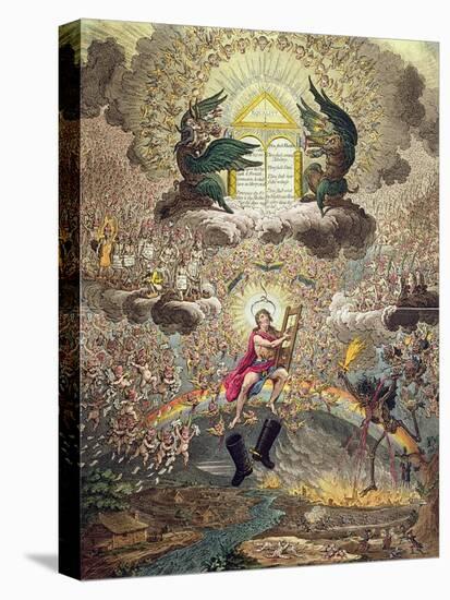 The Apotheosis of Hoche, Published by Hannah Humphrey in 1798-James Gillray-Premier Image Canvas