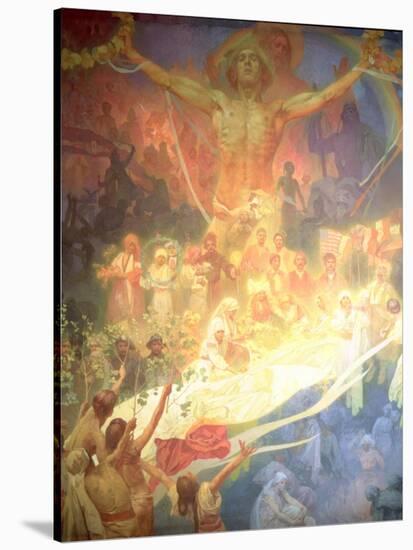 The Apotheosis of the Slavs, from the 'Slav Epic', 1926-Alphonse Mucha-Premier Image Canvas