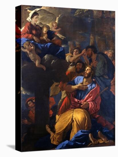 The Apparition of the Virgin to St James the Great, C1629-1630-Nicolas Poussin-Premier Image Canvas