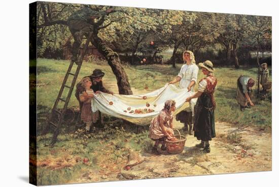 The Apple Gatherers-Frederick Morgan-Stretched Canvas