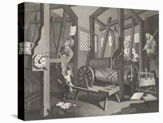 The Apprentices - engraving-William Hogarth-Premier Image Canvas