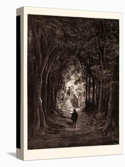 The Approach to the Enchanted Palace-Gustave Dore-Premier Image Canvas