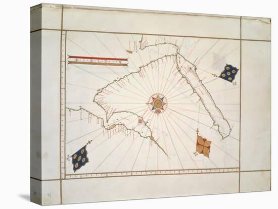 The Arabian Peninsula by Gaspar Viegased in Lisbon, 1537-null-Premier Image Canvas