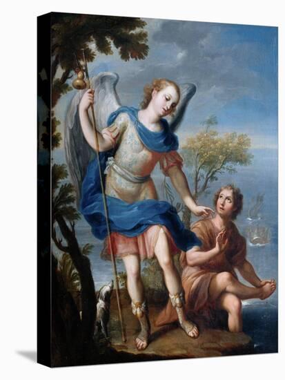 The Arcangel Raphael and Tobias-Miguel Cabrera-Premier Image Canvas