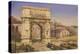 The Arch of Titus, Rome (W/C on Paper)-William Wyld-Premier Image Canvas