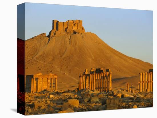 The Archaeological Site and Arab Castle, Palmyra, Unesco World Heritage Site, Syria, Middle East-Sylvain Grandadam-Premier Image Canvas